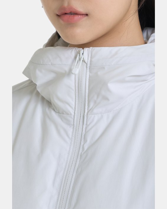 여성 ColdGear® Infrared 라이트웨이트 다운 재킷 in White image number 8